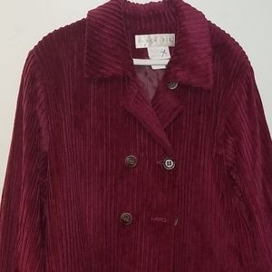 Doncaster coat size Large, maroon